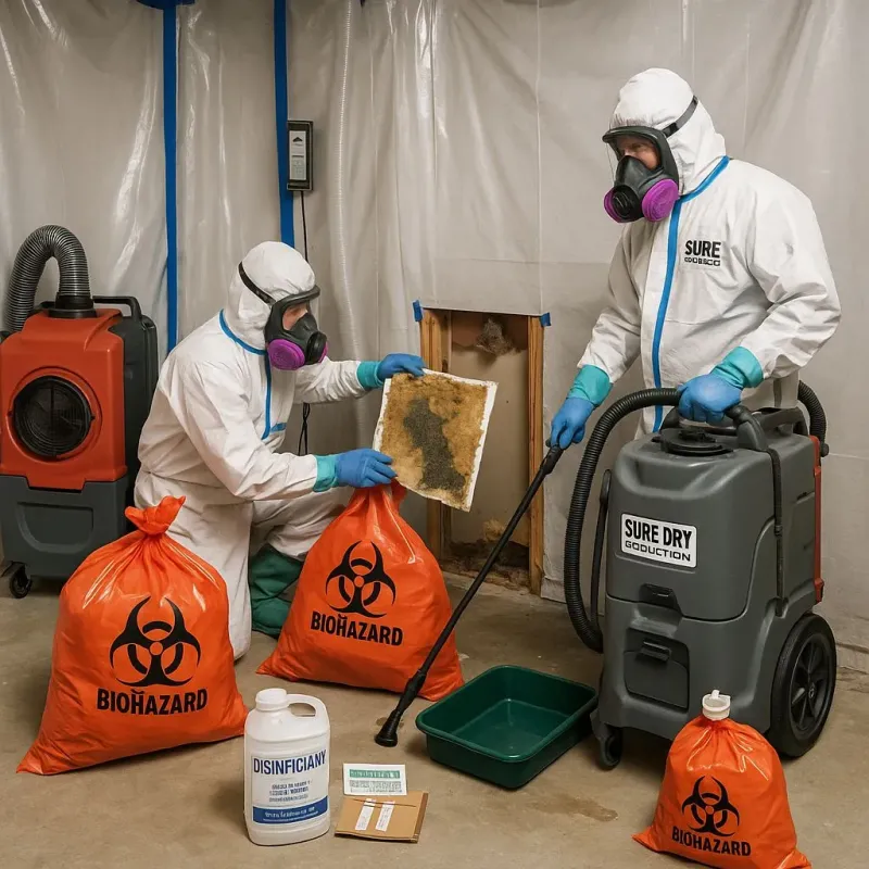 Contaminated Water Handling Protocols process in Clayton, NC