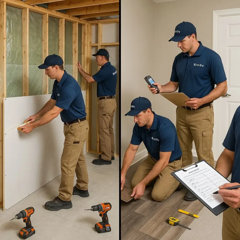 Repairs and Reconstruction process in Clayton, NC